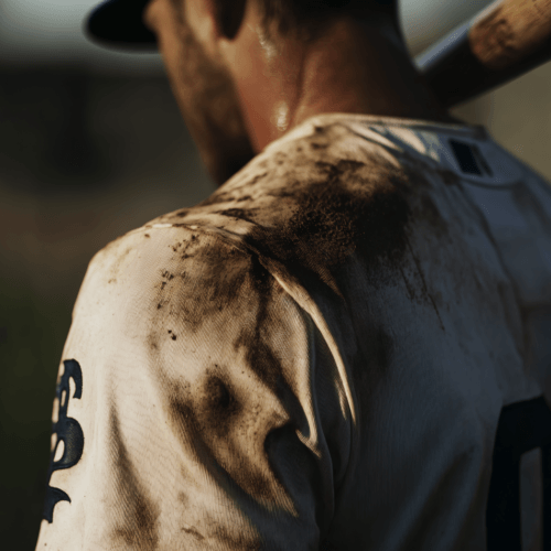 Baseball player’s shoulder