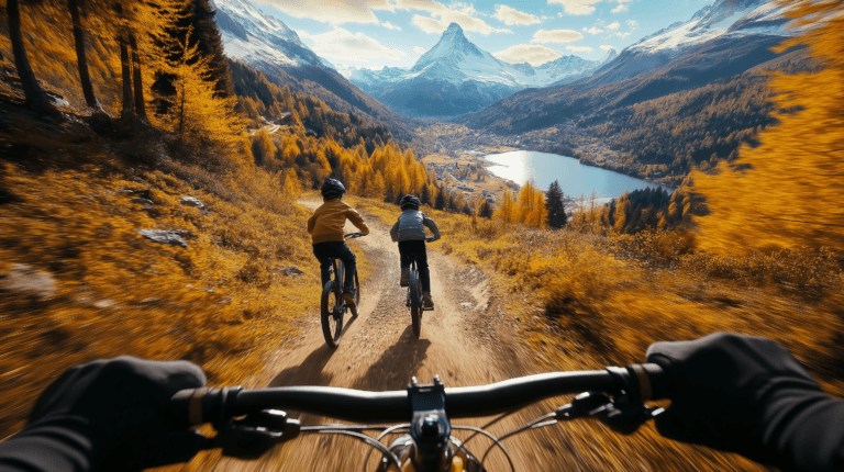 Mountain biking adventure